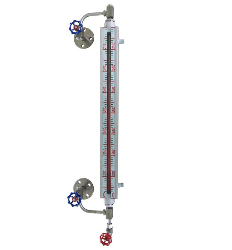 無盲區(qū)石英管/玻璃管液位計(jì) 雙色/彩色 可帶伴熱、LED燈 材質(zhì)碳鋼/不銹鋼 UGS
